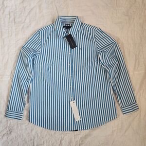 Tommy Hilfiger Long Sleeve Relaxed Fit Button-Up Shirt Size Small NEW